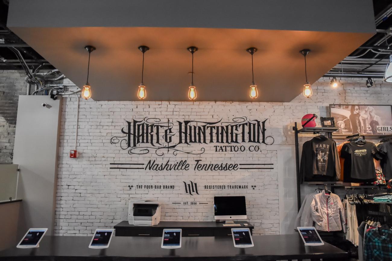 View of our wall signage at H&amp;H Nashville