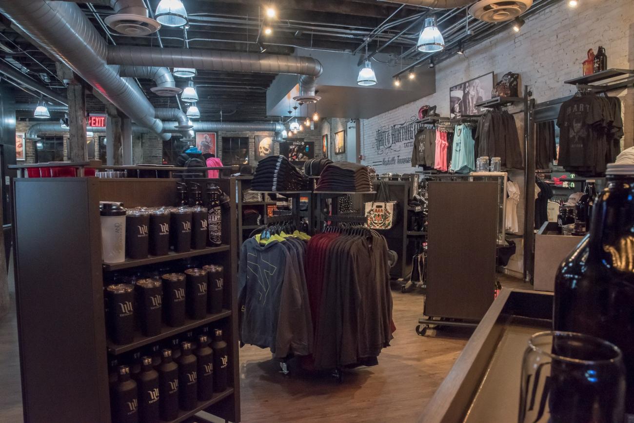A view of our apparel section at H&amp;H Nashville