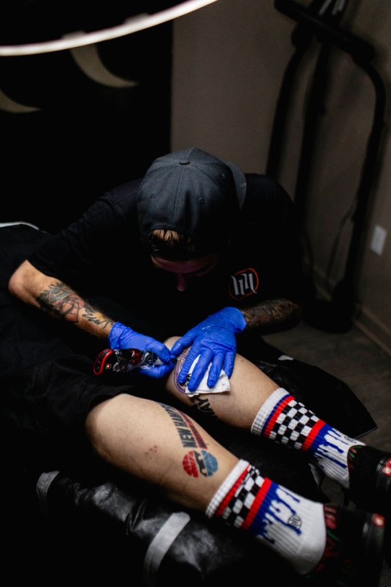 William Cleek's tattoo