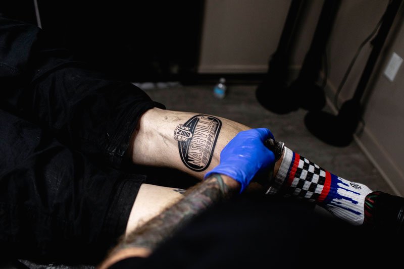 William Cleek's tattoo